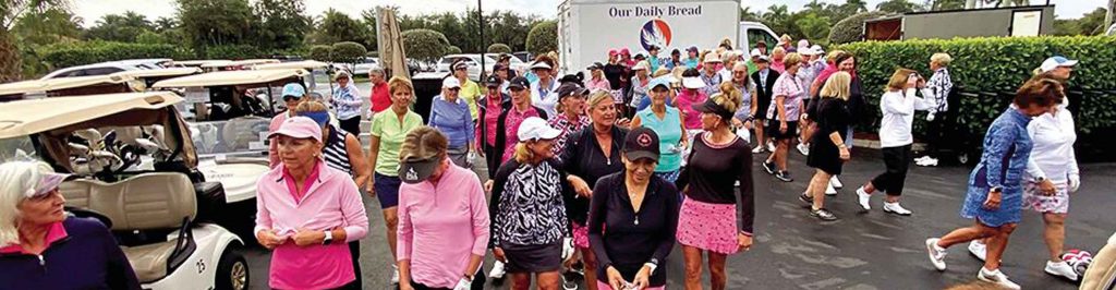 Marco Women's Golfers add Sunshine to Daily Food Pantry Fundraiser